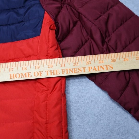 Gap Puffer Jacket Mens Medium Cold Control Water Resistant Retro‎ Colorblock - Picture 10 of 10
